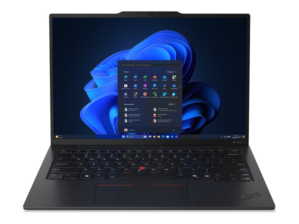 Lenovo ThinkPad X1 Carbon Gen 13 21NX - Aura Edition - 180°-Scharnierdesign - Intel Core Ultra 7 255U - Evo - Win 11 Pro - Intel Graphics - 32 GB RAM - 1 TB SSD TCG Opal Encryption 2, NVMe, Performance - 35.6 cm (14") OLED Touchscreen 2880 x 1800 (2.